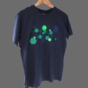 2015-05-17 Hexagon grün und blau auf dunkelblau t-sp GRAU